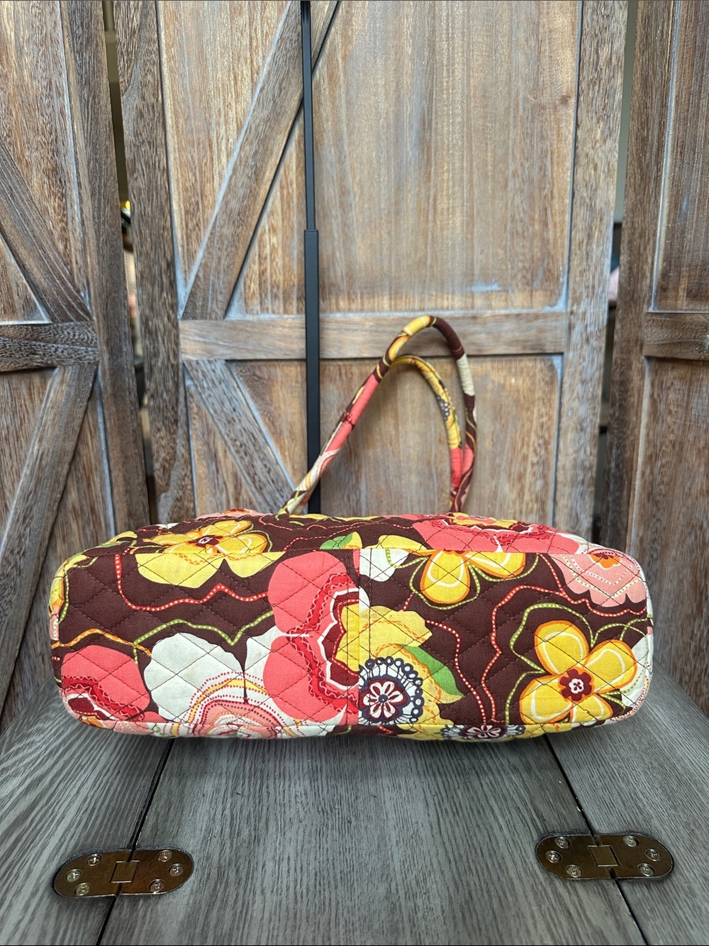 Vera Bradley Alice Buttercup Floral Kiss Lock Bag, 3 Wallets & Eyeglass Case - Picture 7 of 14